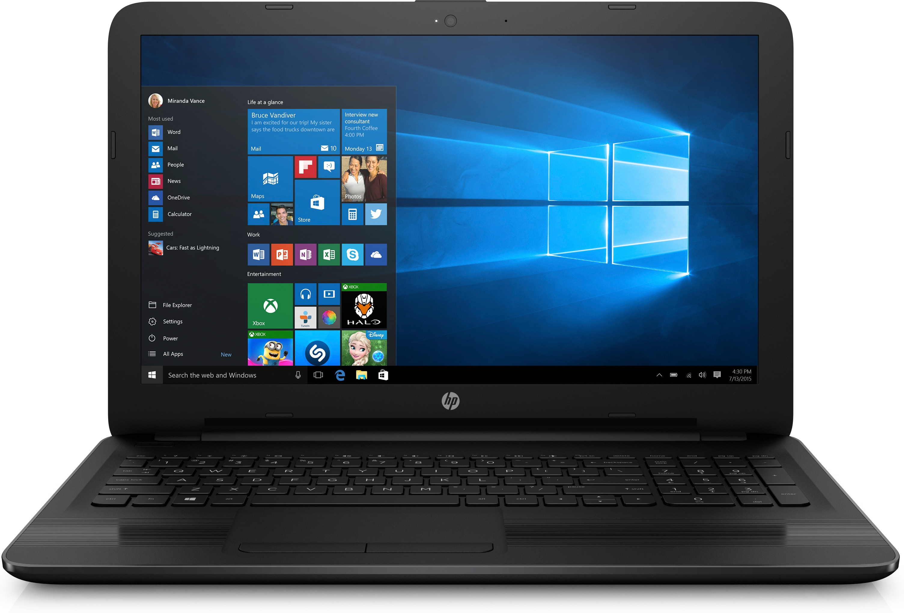 HP 15-AY132NG - 15,6 Zoll - Intel® Core™ i5 i5-7200U - 6 GB - 1 TB - Intel® HD 620 - Windows 10 Home (64 Bit)
