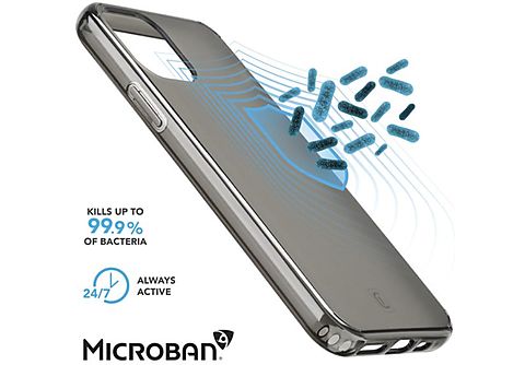 Funda - CellularLine Samsung ANTIMICROGALA41K para Galaxy A41, Negro