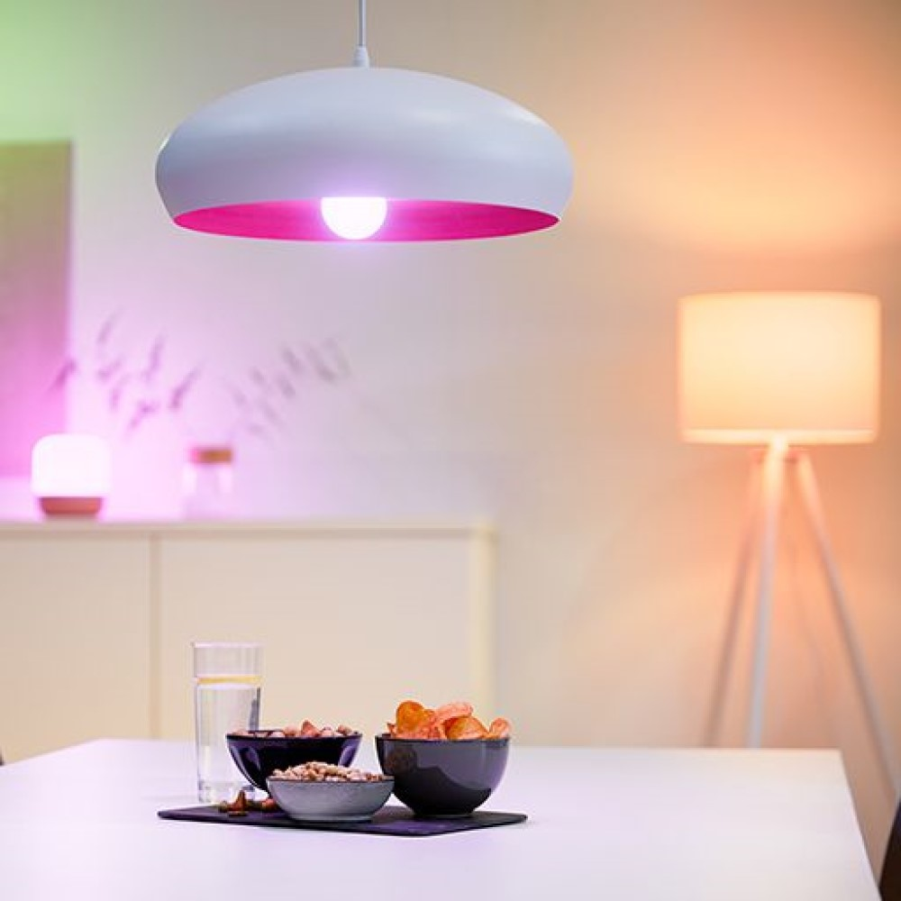 Lámpara inteligente - Wiz Quest, Wi-Fi, RGB, Wi-Fi, 16 millones colores, 710 lumens, Multicolor