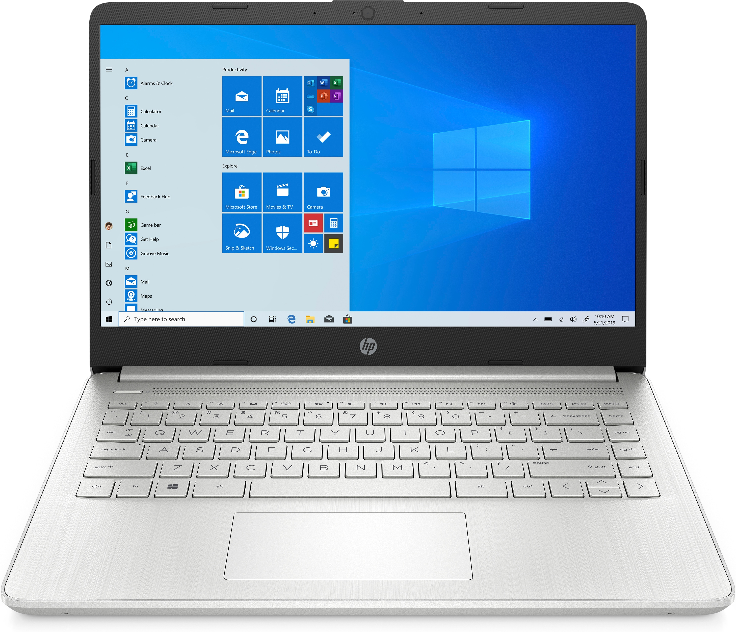 HP Notebook 14s-fq0905ng, 3150U, 8GB RAM, 256GB SSD, Natural Silver (1K1N9EA) Notebook, 14 Zoll, Full-HD, AMD Athlon™ Gold 3150U, 8 GB, 256 GB SSD