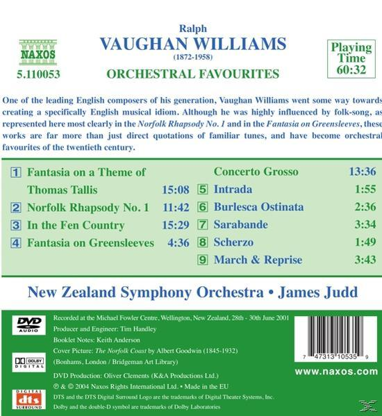 New Zealand Orchestra Symphony Album) (DVD-Audio WILLIAMS: FANTASIAS / VAUGHAN - 