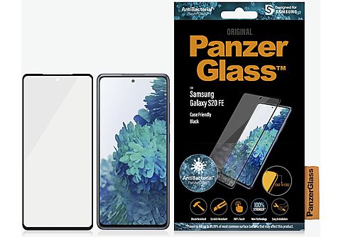 PANZERGLASS Antibacteriële Zwarte Case Friendly voor Samsung Galaxy S20 FE