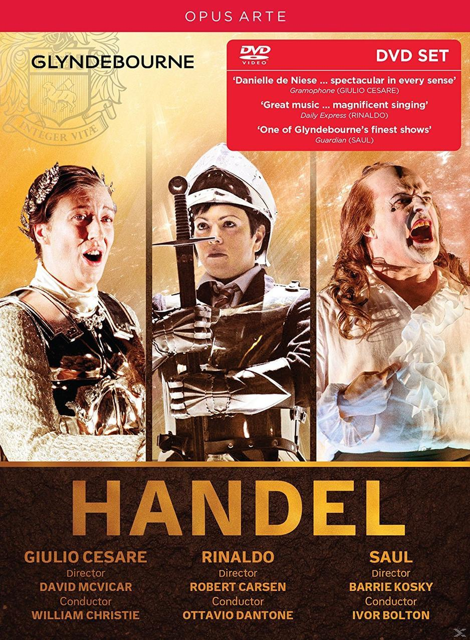 VARIOUS, Orchestra Of The Age Of Enlightment, Glyndebourne Chorus - GIULIO CESARE/RINALDO/SAUL  - (DVD)
