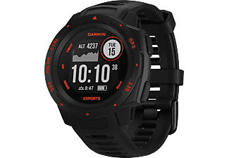 GARMIN Smartwatch Instinct Esports, Schwarz/Rot (010-02064-72)