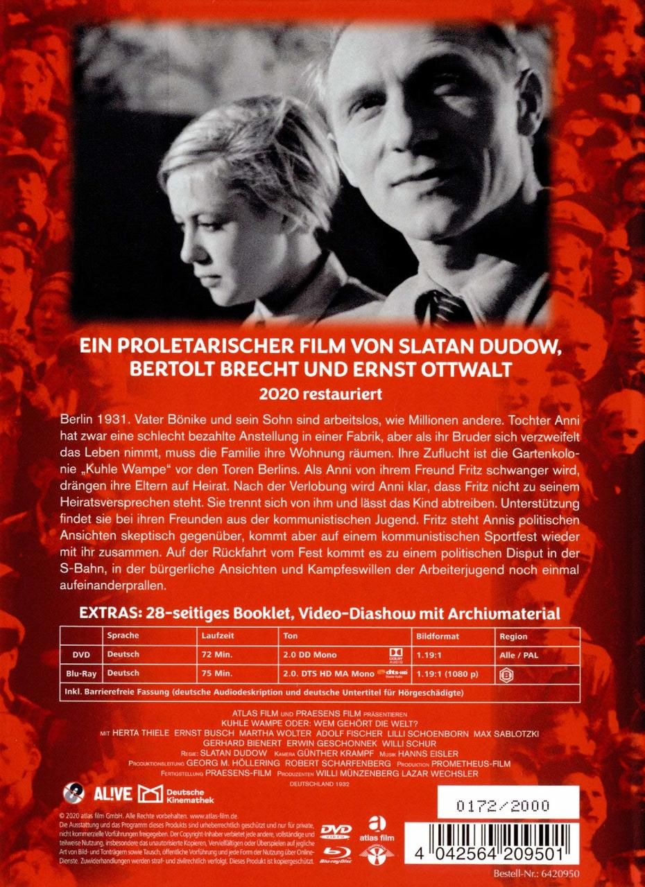 Rückseite einer DVD-Hülle mit einem Schwarz-Weiß-Foto von Mann und Frau und Text.