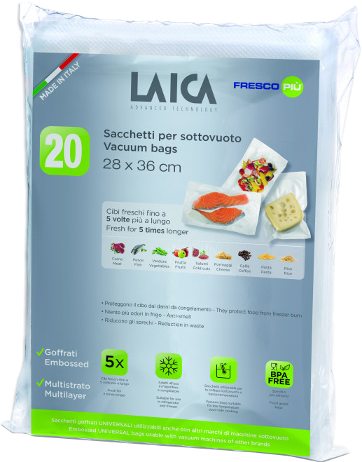 LAICA Vákuumfólia tasak, 20db, 28x36cm