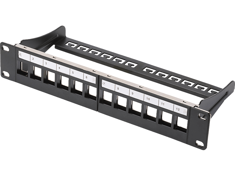 Digitus Dn Patch Panel Modular Zoll Schr Nke Schwarz