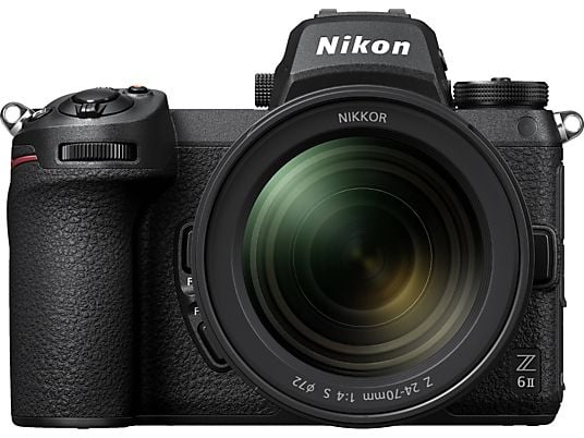 NIKON Z 6II Body + NIKKOR Z 24-70mm f/4 S - Appareil photo à objectif interchangeable Noir