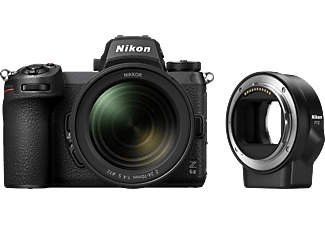 NIKON Z 6II Body + NIKKOR Z 24-70mm f/4 S + Adaptateur pour monture FTZ - Appareil photo à objectif interchangeable Noir