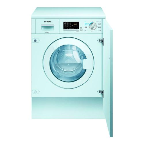 Lavadora secadora - Siemens WK14D542ES, Integrable, 7 kg/4kg, 1400 rpm, Blanco