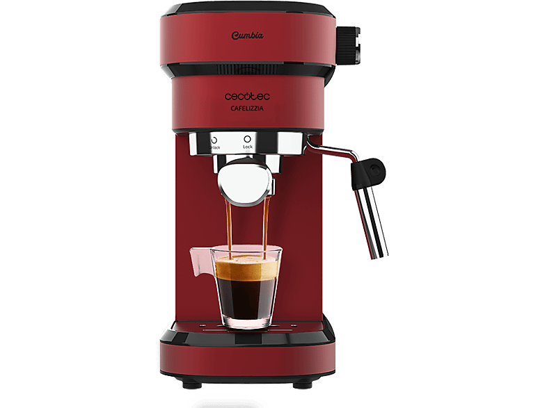 Ufesa Bergamo Cafetera Espresso 20 Bares 1350W Negra/Inox