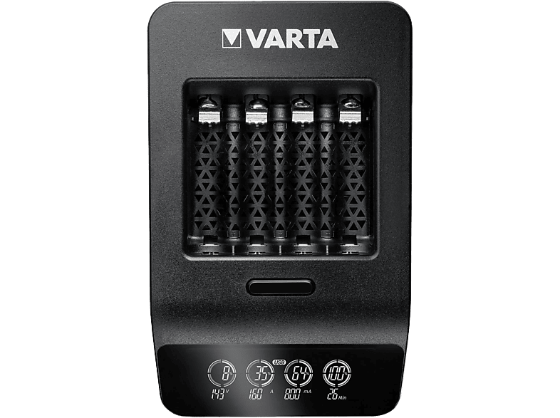 VARTA LCD Smart charger+ töltő, 4X2100 mAh akkuval