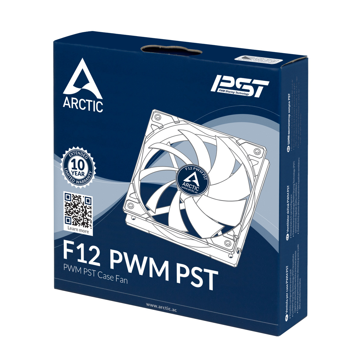 Ventilador - ARCTIC F12, 12cm, 600RPM a 1350RPM, 0,3 sonio