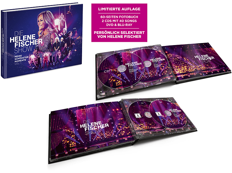 Helene Fischer Helene Fischer Show Meine Schonsten Momente Limited 60 Seiten Fotobuch Cd Blu Ray Dvd Helene Fischer Auf Cd Blu Ray Dvd Online Kaufen Saturn