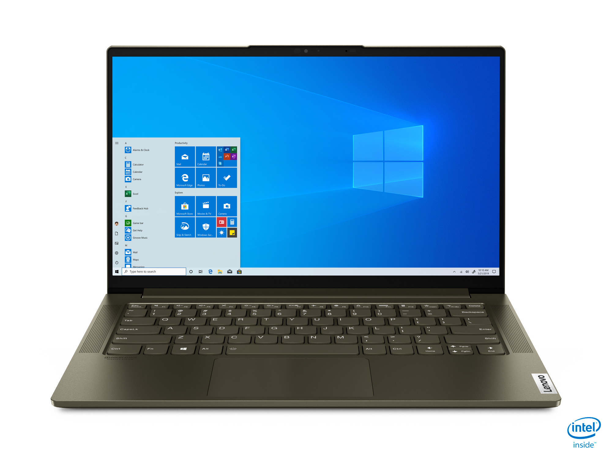 LENOVO Yoga Slim 7i, Notebook mit 14 Zoll Display,  Prozessor, 16 GB RAM, 512 GB SSD, Intel Iris Xe Grafik, Moosgrün