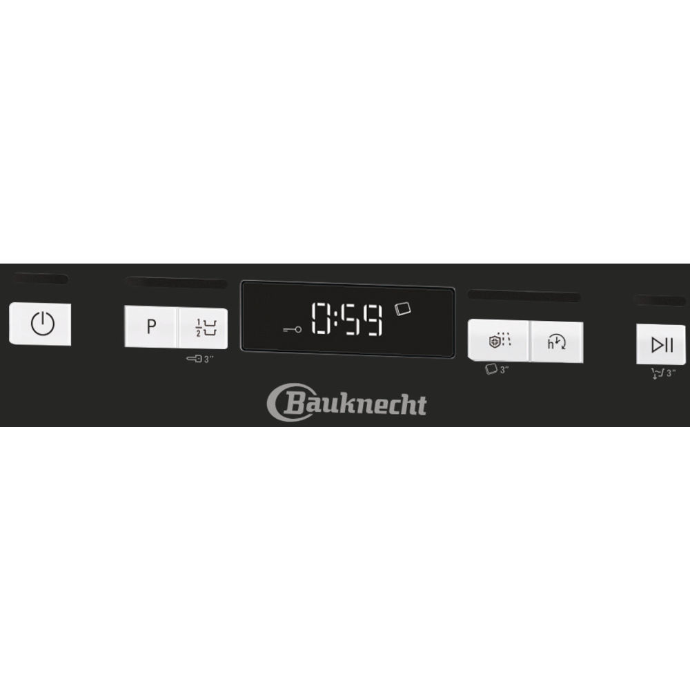 BAUKNECHT BSFC 3M19 Geschirrspüler (Standgerät, 450 mm breit, 49 dB (A), F)