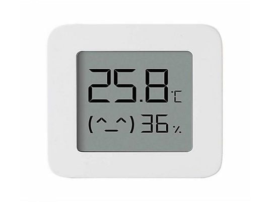 Estación meteorológica - Xiaomi Mi Temperature and Humidity, Mide la temperatura y la humedad, Blanco