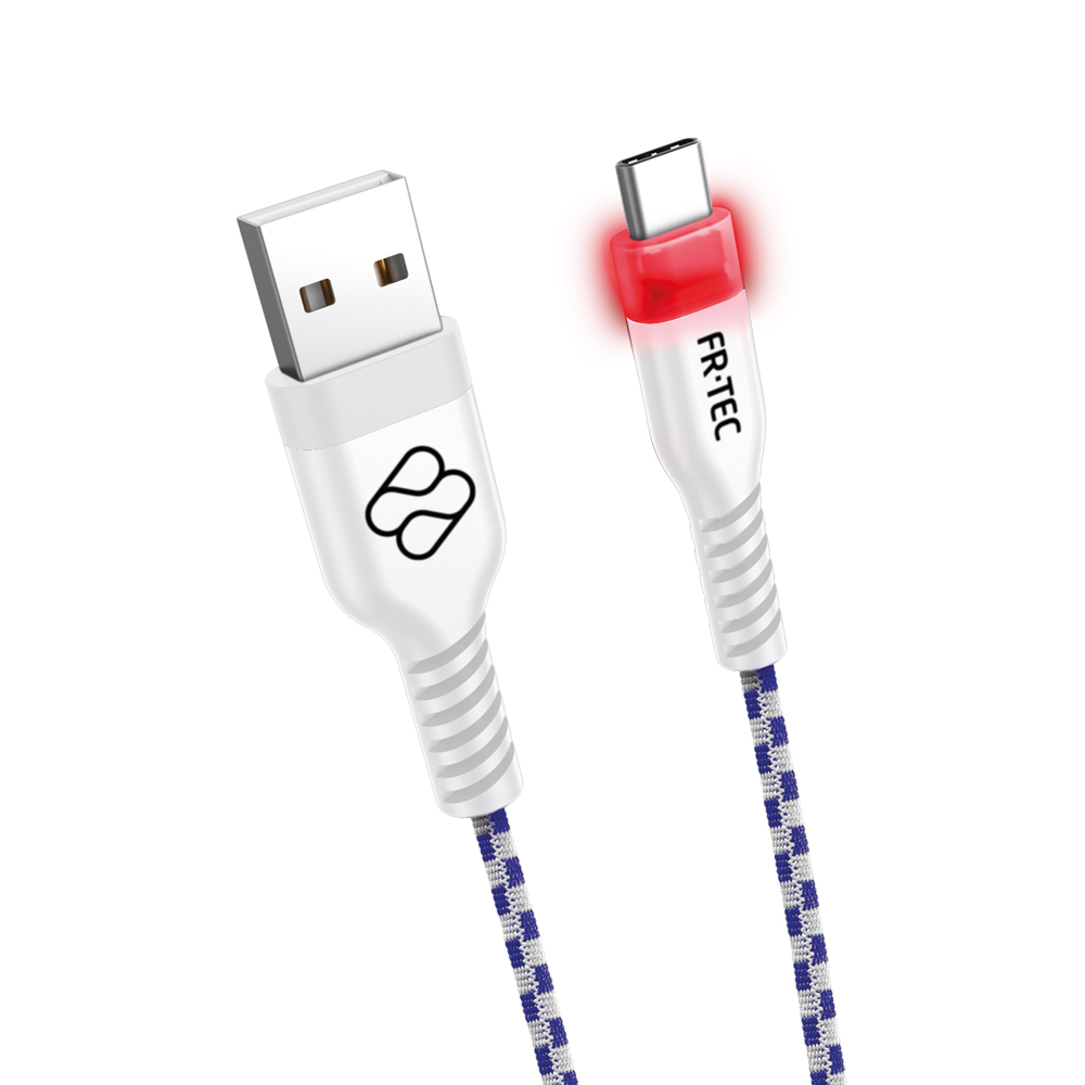 Cable USB - FR-TEC USB-C, Para PS5, 3 m, Blanco