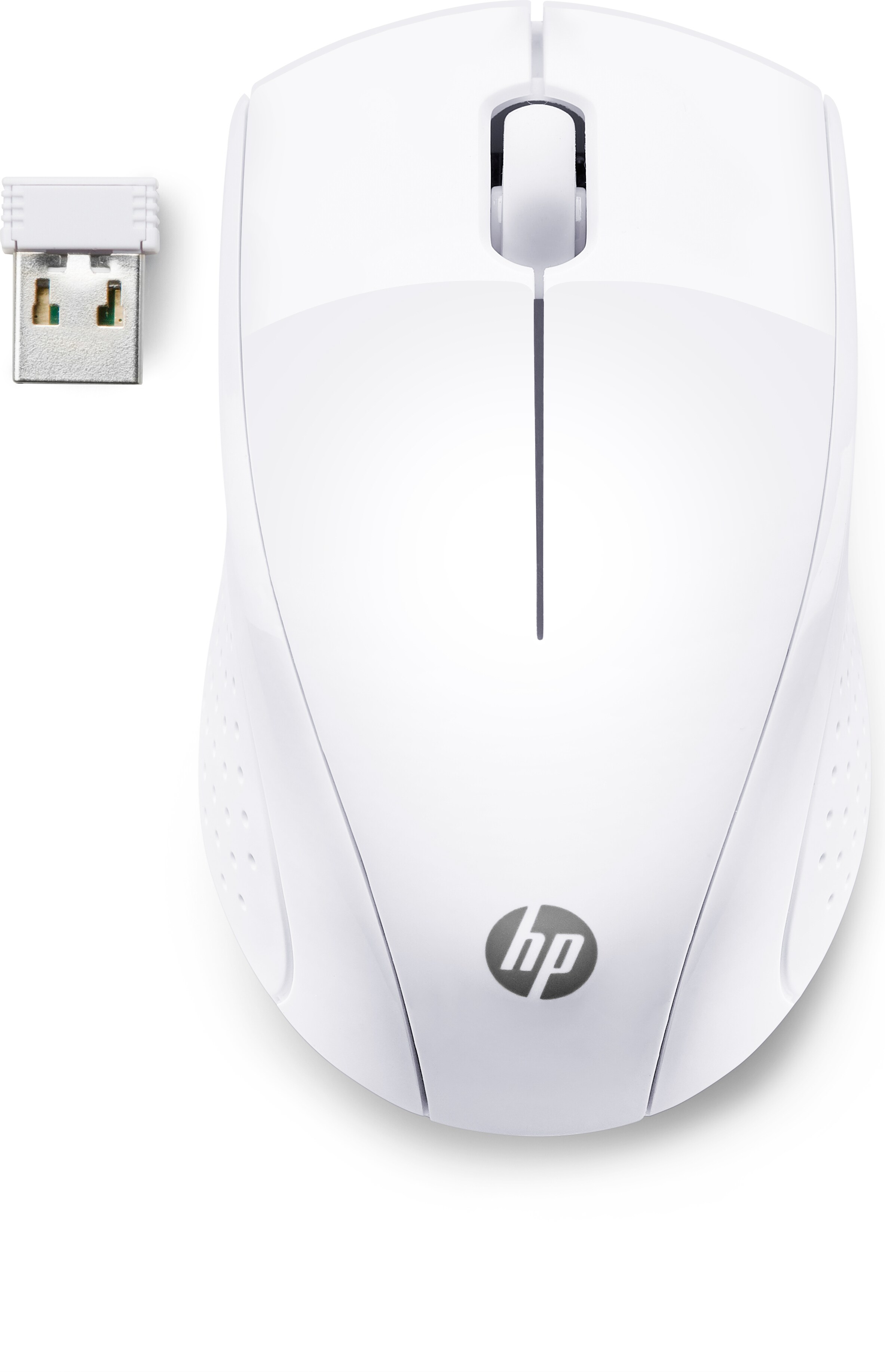 Ratón - HP 220 S, Wireless, 1600 ppp, Blanco