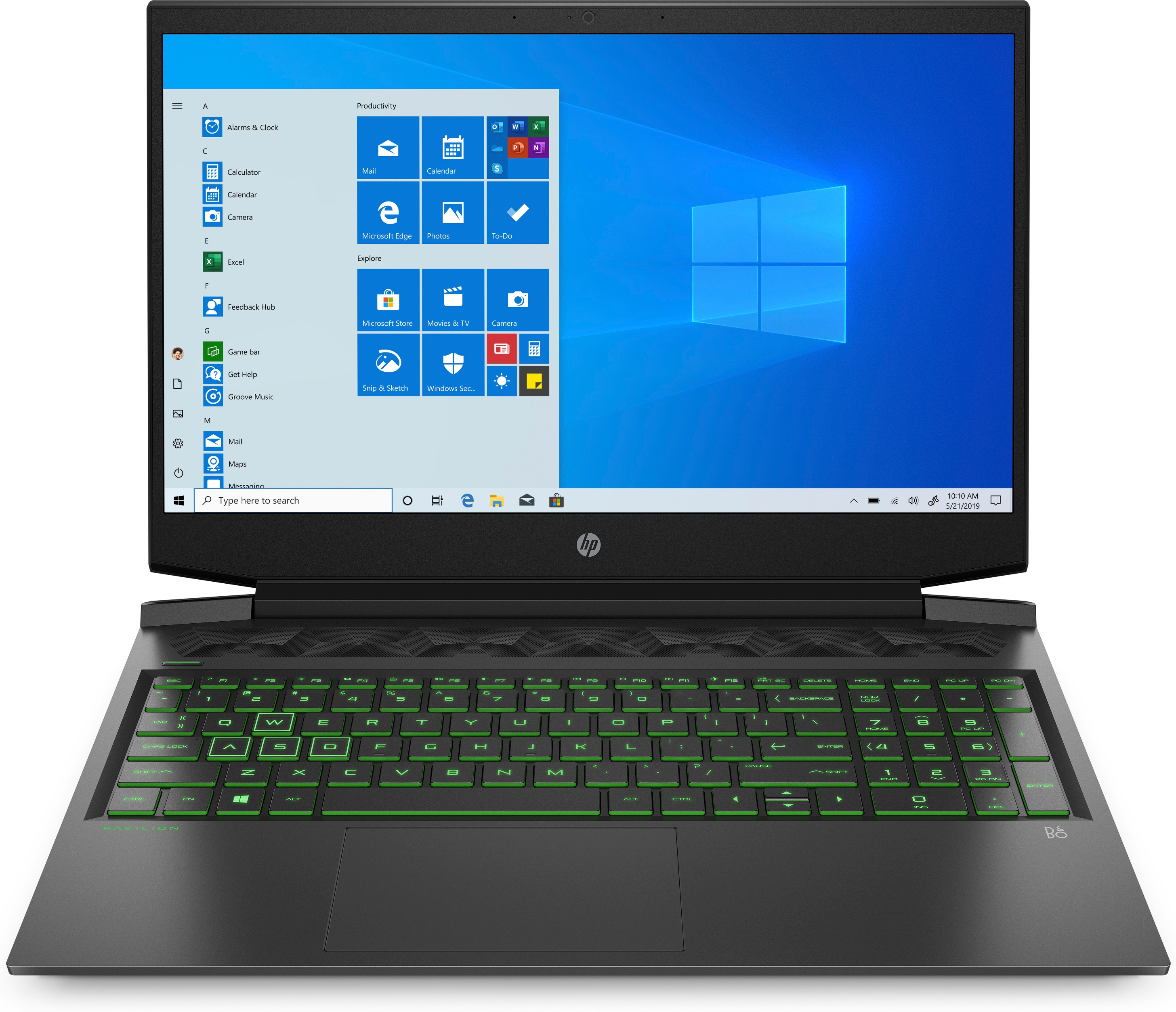HP Pavilion 16-a0300ng - 16,1 Zoll - Intel® Core™ i7 i7-10750H - 8 GB - 512 GB - NVIDIA GeForce RTX™ 2060 Max-Q - Windows 10 Home (64 Bit)