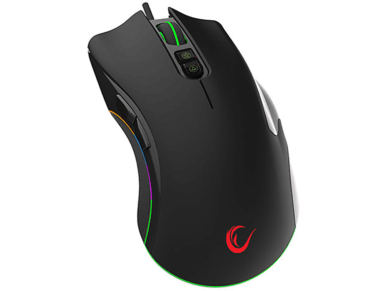 RAMPAGE SMX-R22 Phoenix 7 Tuşlu RGB 4800dpi Oyuncu Mouse Siyah_1