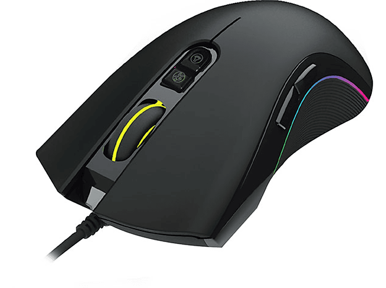 RAMPAGE SMX-R22 Phoenix 7 Tuşlu RGB 4800dpi Oyuncu Mouse Siyah_3