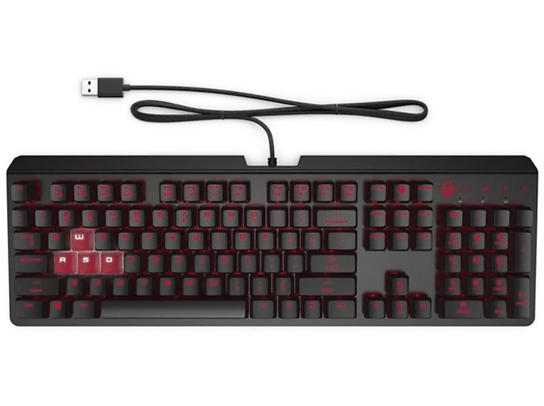 Hp Omen Encoder Mekanik Işıklı Klavye Türkçe Siyah - 1