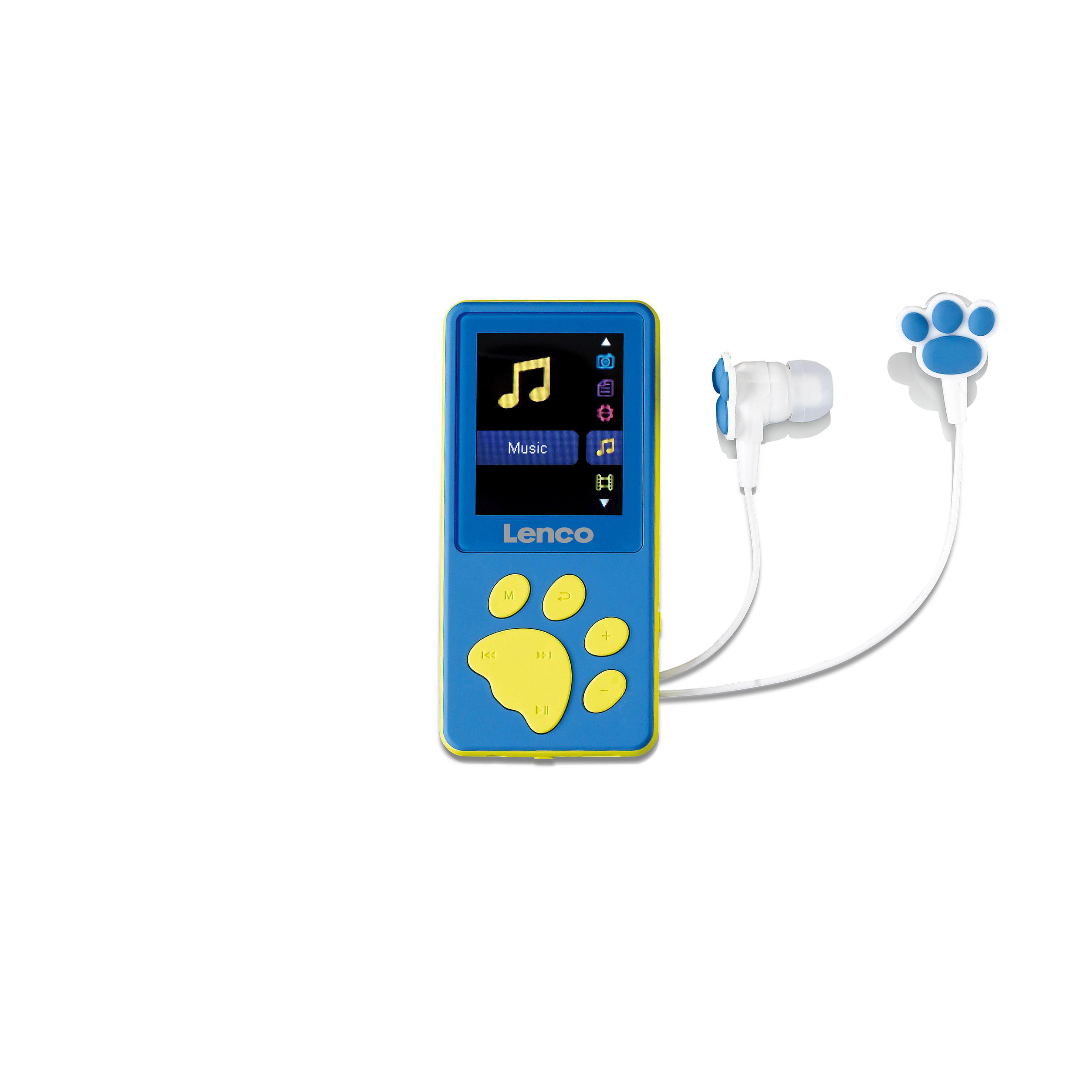 MP3 Xemio-560 Blau Player 8 GB, LENCO