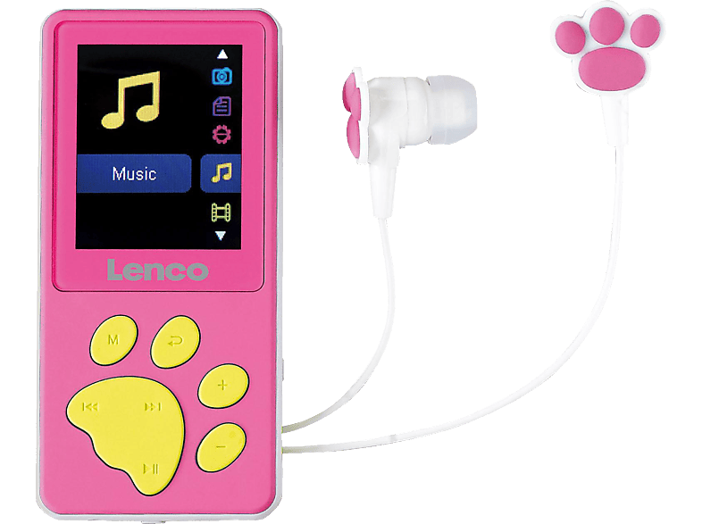 MP3 Player LENCO Xemio560 MP3 Player 8 GB, Pink MediaMarkt