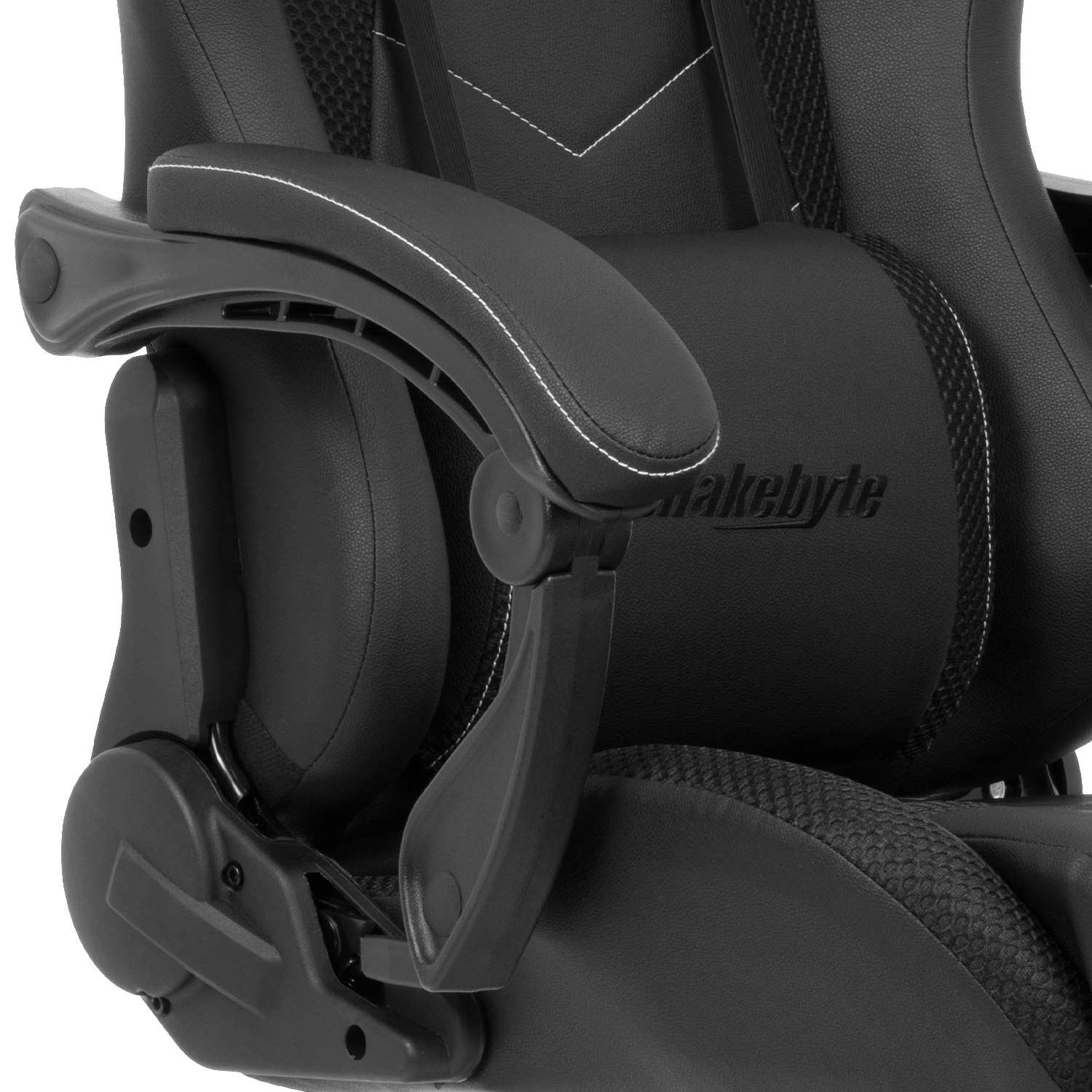 SNAKEBYTE Gaming Seat EVO (Black) Gaming Stuhl, Schwarz