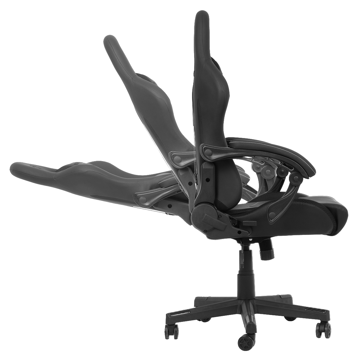 SNAKEBYTE Gaming Seat EVO (Black) Gaming Stuhl, Schwarz