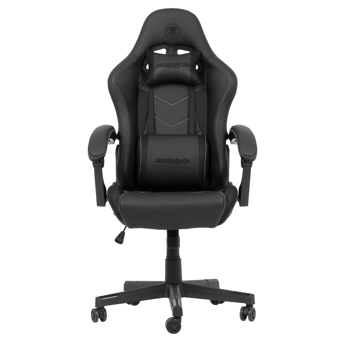 SNAKEBYTE Gaming Seat EVO (Black) Gaming Stuhl, Schwarz