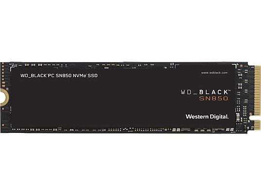 WESTERN DIGITAL BLACK SN850 NVMe - Disque dur (SSD, 2 TB, Noir)