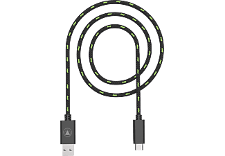 SNAKEBYTE CHARGE:CABLE SX - Câble USB-C (Noir/Vert)