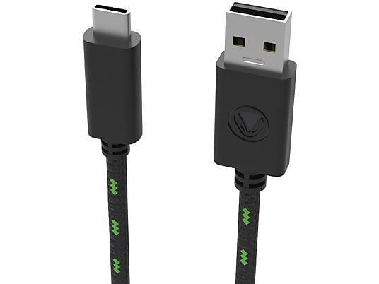 SNAKEBYTE CHARGE:CABLE SX PRO - Cavo USB-C (Nero/Verde)