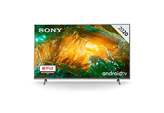 REACONDICIONADO TV LED 65" - Sony KD65XH8077, UHD 4K, HDR, X1, SmartTV (AndroidTV), Asistente de Google, Triluminos, Plata