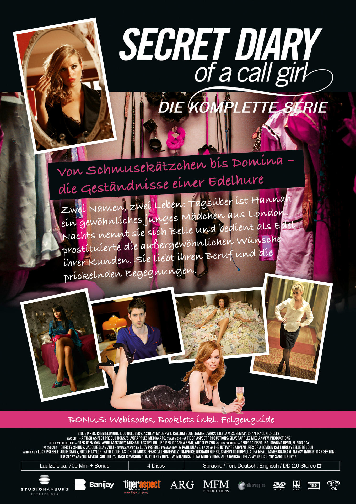 Secret Diary of a Call Girl - Staffel 1-4 - Komplettbox DVD