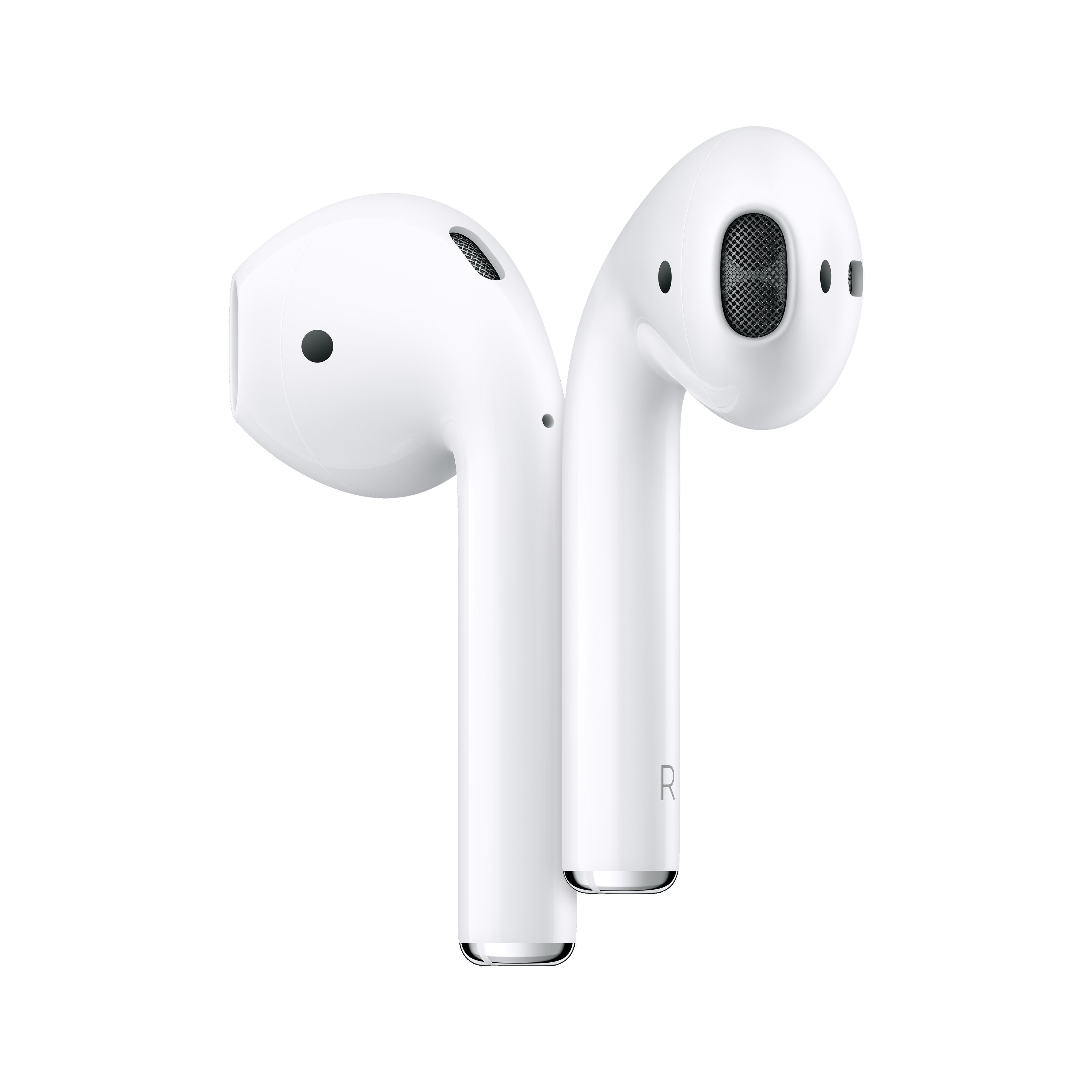 APPLE AirPods mit kabellosem Ladecase (2.Generation), In-ear Kopfhörer Bluetooth Weiß