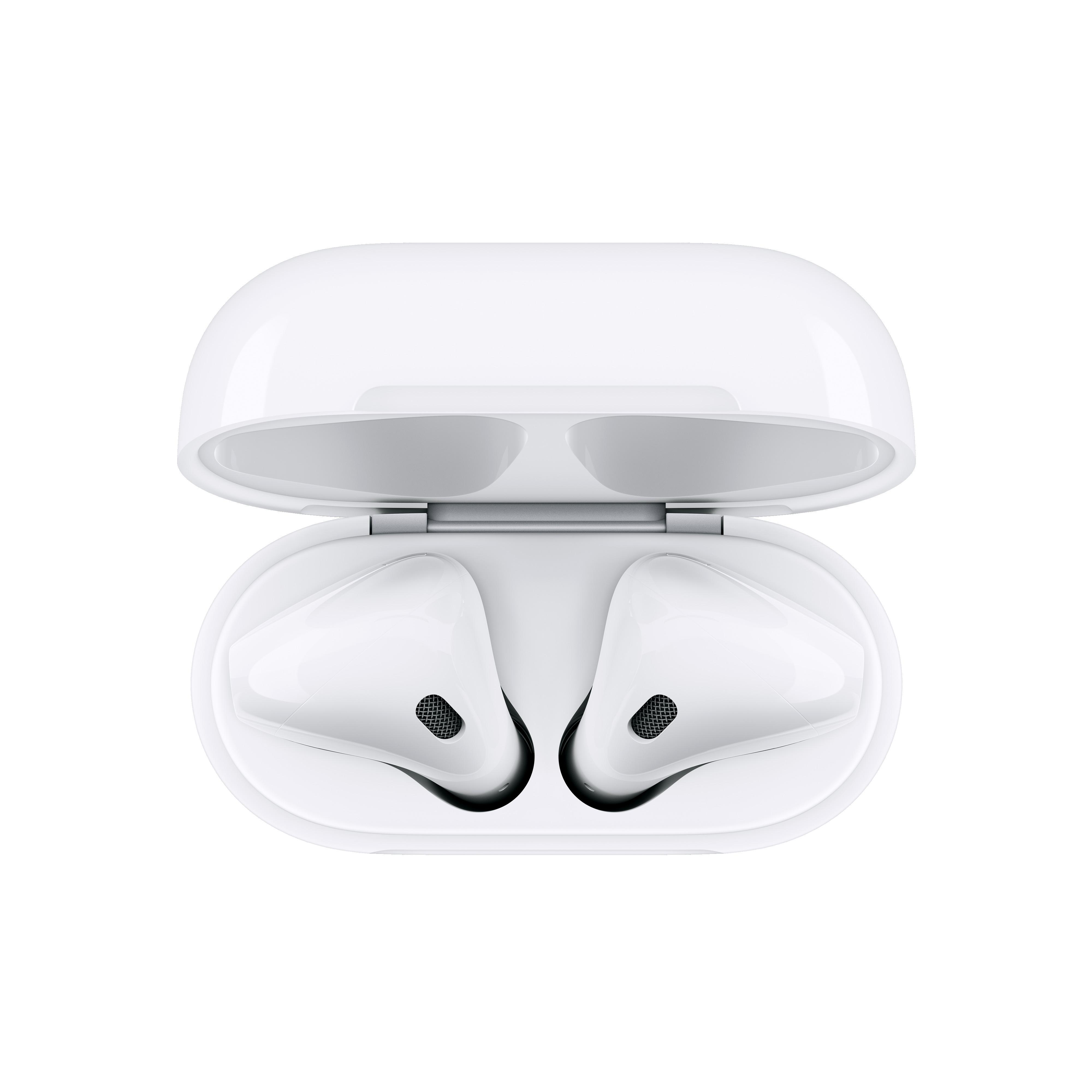 APPLE AirPods mit kabellosem Ladecase (2.Generation), In-ear Kopfhörer Bluetooth Weiß