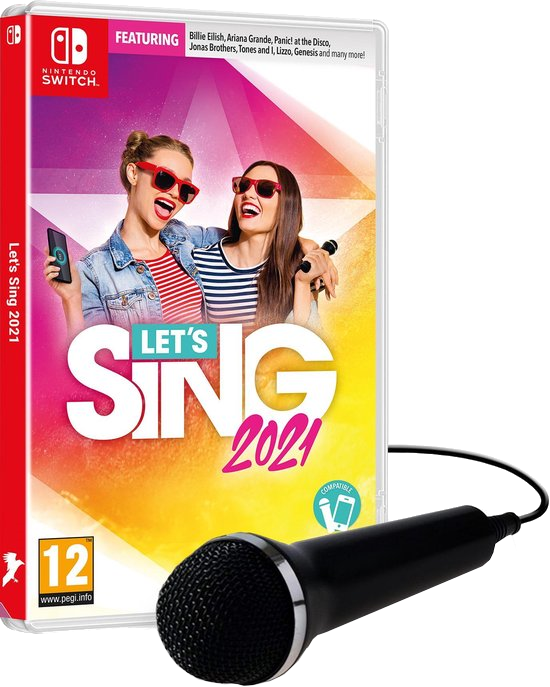 Let's Sing 2021 + Microfoon UK Switch
