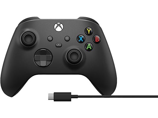 MICROSOFT Xbox - Wireless Controller + USB-C Kabel (Schwarz)