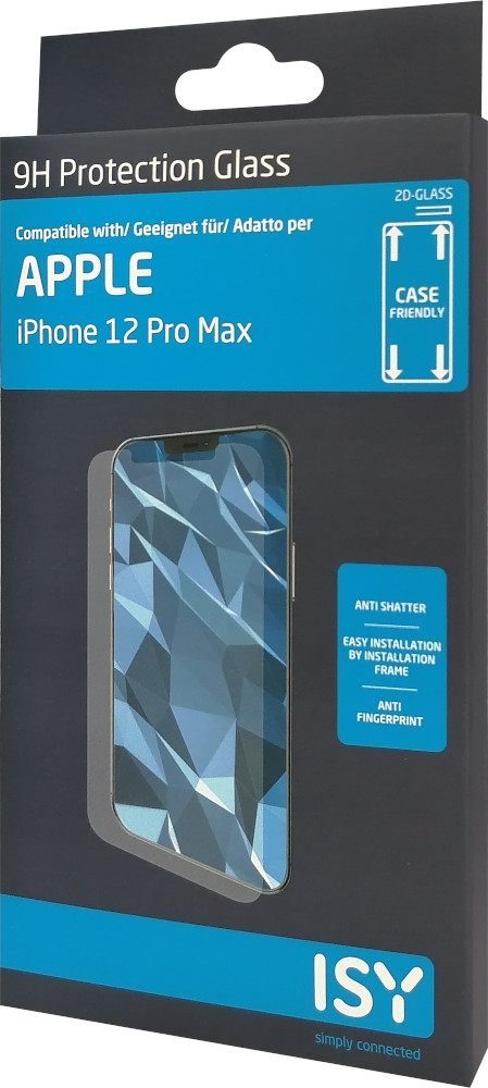ISY Beschermglas tempered glass iPhone 12 Pro Max Transparant (IPG-5098-2D)
