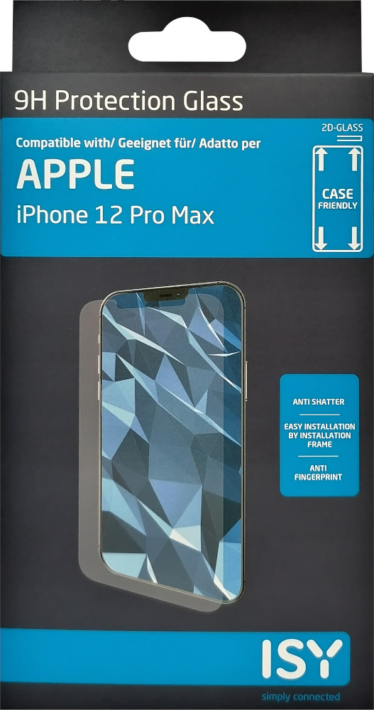 ISY Beschermglas tempered glass iPhone 12 Pro Max Transparant (IPG-5098-2D)