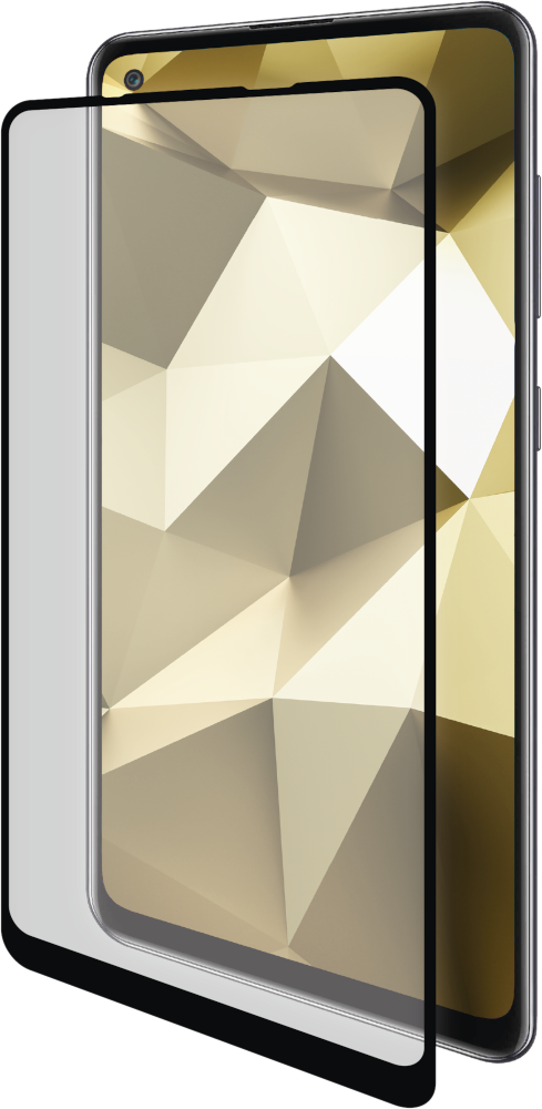 ISY Beschermglas tempered glass Samsung Galaxy A21 Zwart (IPG-5084-2.5D)