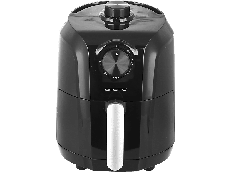 EMERIO Heißluftfritteuse AF 1200 Watt Schwarz 122706