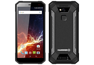 REACONDICIONADO Móvil - Hammer Iron 3 LTE, Negro, 32 GB, 3 GB RAM, 5.5" HD, IP68, MT6763, 4400 mAh, Android