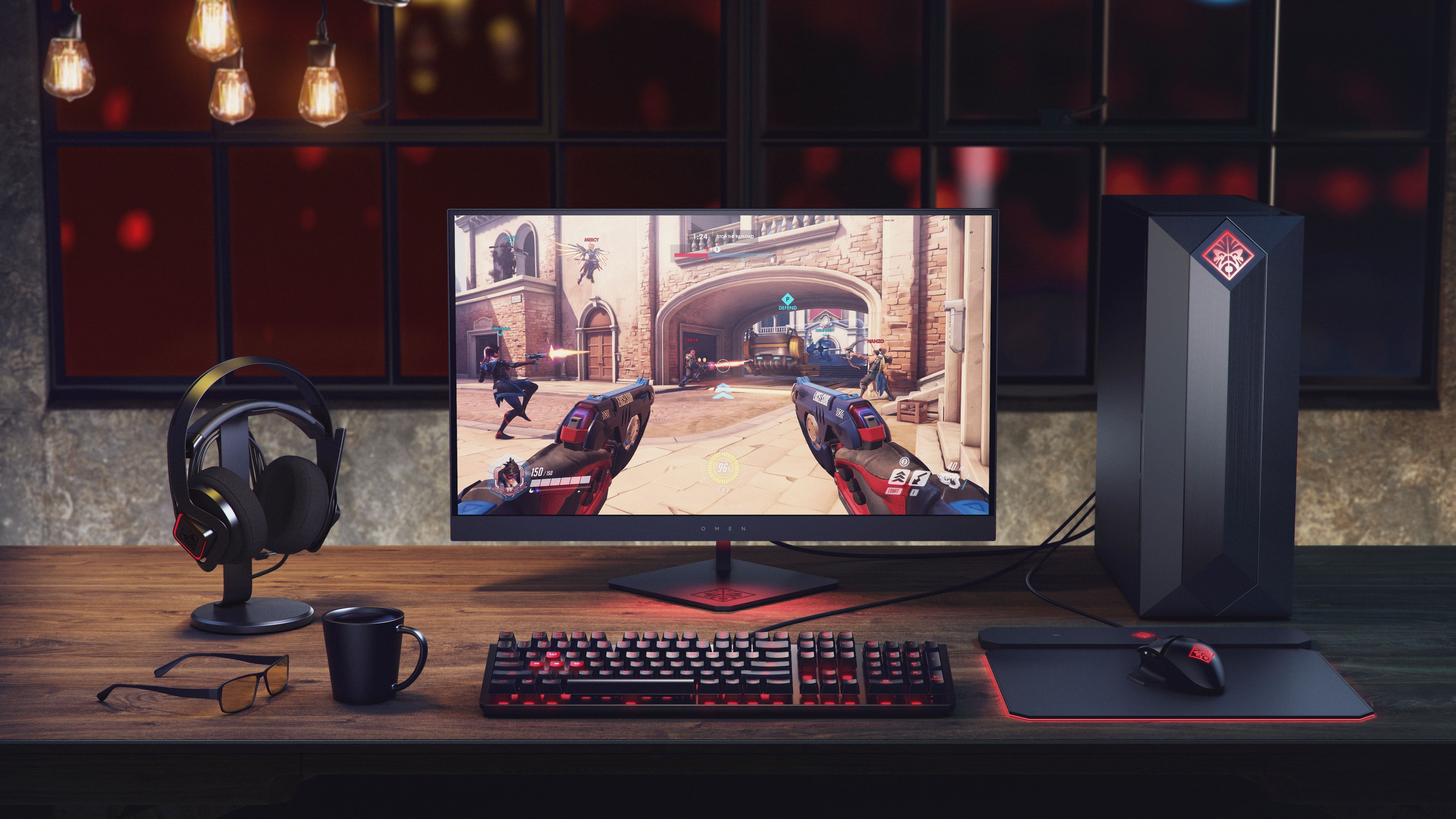 Auriculares gaming - HP HS/OMEN HEADSET 800/CABLE/MICRO/MULTI/B