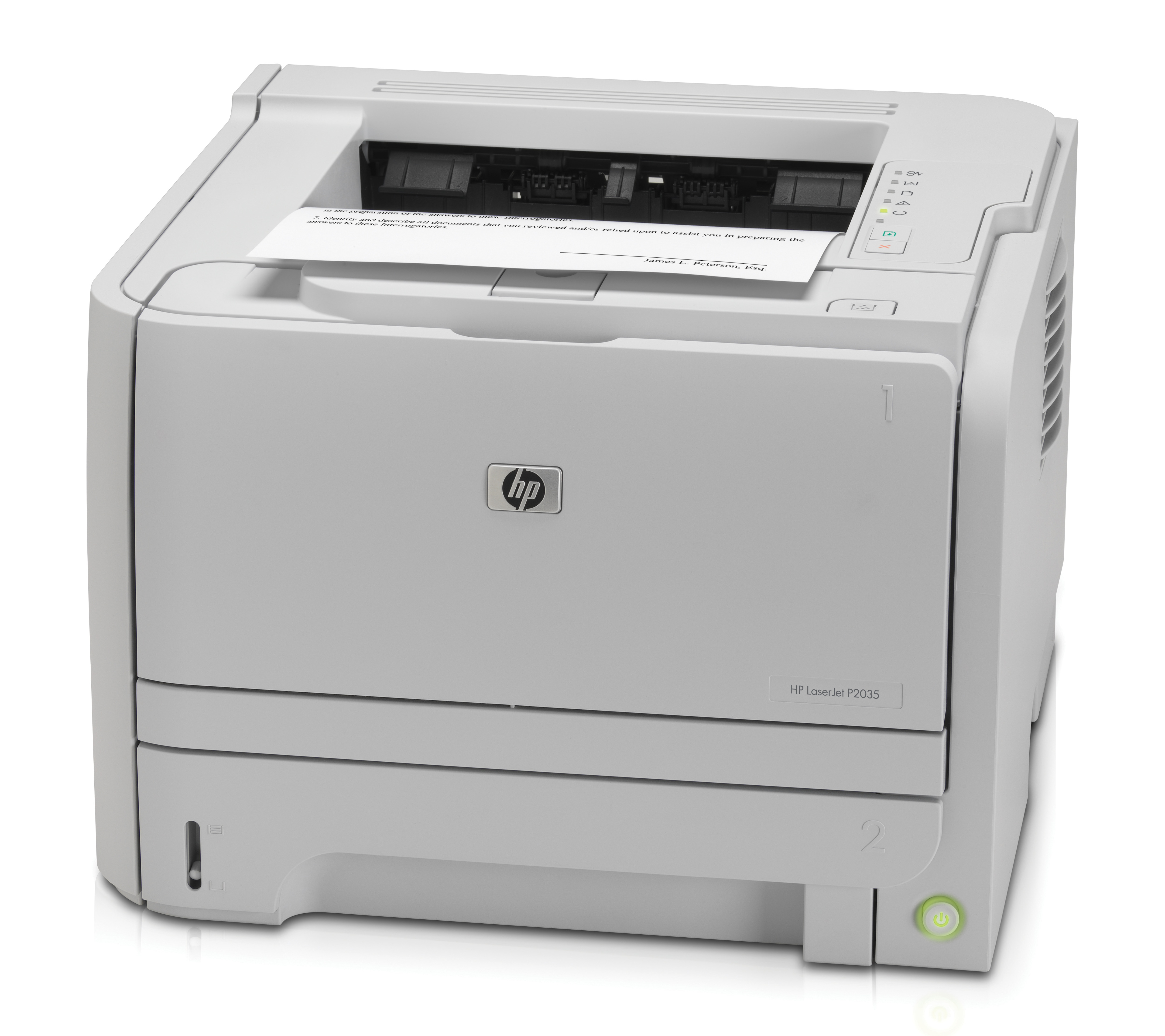 Impresora Láser Monocromo - HP LaserJet P2035, 600x600 ppp, 30 ppm, 16 MB, USB