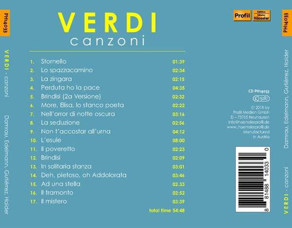 The back cover of a CD with a list of songs and artist information.