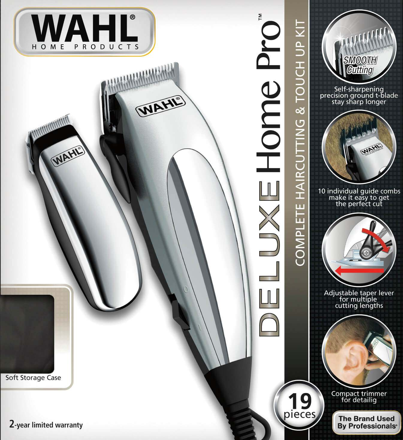 WAHL Deluxe Home Pro - Tagliacapelli (Argento)